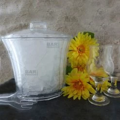 BarProducts.com BAR SUPPLIES Fluted Acrylic 4 Qt. Ice Bucket