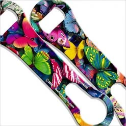 BarProducts.com V-Rod® Bottle Opener / Pour Spout Remover - Butterflies