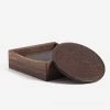 BarProducts.com BAR SUPPLIES American Bison Leather & Suede Coasters (Set Of 4 With Walnut Box)