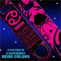BarProducts.com Bartending Bottle Openers Kolorcoat™ NEON Zodiac Speed Bottle Opener - CANCER