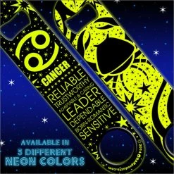 BarProducts.com Bartending Bottle Openers Kolorcoat™ NEON Zodiac Speed Bottle Opener - CANCER