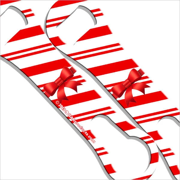 candy-cane-vrod-lbl-new_1.jpg BarProducts.com Bartending Bottle Openers Candy Cane Kolorcoat™ V-Rod® Bottle Opener