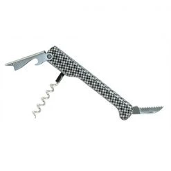 BarProducts.com BAR TOOLS Wine Opener - Capitano® - Waiter's Corkscrew With Checker Handle