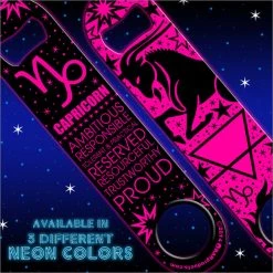 BarProducts.com Bartending Bottle Openers Kolorcoat™ NEON Zodiac Speed Bottle Opener - CAPRICORN
