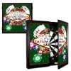BarProducts.com Customizable Fabulous Casino Dart Board Cabinet