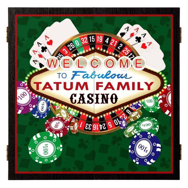 casino1.jpg BarProducts.com Customizable Fabulous Casino Dart Board Cabinet