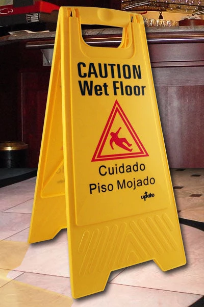 caution-wet-floor-sign.jpg BarProducts.com Yellow Caution Wet Floor Sign