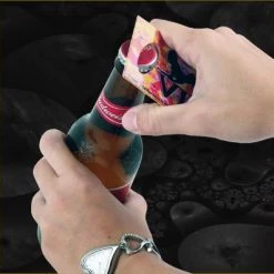 BarProducts.com HOME BAR & GIFTS Credit Card Bottle Opener - Flames