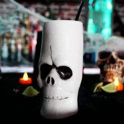 BarProducts.com BarConic® 12 Oz Tiki Drinkware - Bones BAR SUPPLIES