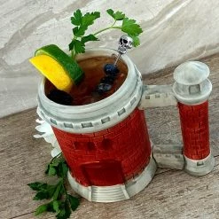 BarProducts.com BAR SUPPLIES Castle Ceramic Mug - 18 Ounce