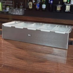 BarProducts.com Condiment Holder / Fruit Tray - Stainless Steel - Size Options Super Savers