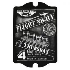 BarProducts Handcrafted Chalkboard Wood Tavern Sign Woodshop Made In The USA