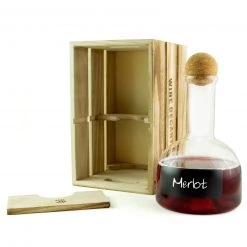 BarProducts.com SPECIAL COLLECTIONS Master Mixology Corked Chalkboard Bottle - 40 Ounce