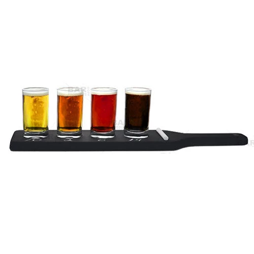 chalkboard-flight-tray-craft-beer-sampler-bpc-500.jpg BarProducts Handcrafted Woodshop Made In The USA Chalkboard Flight Tray