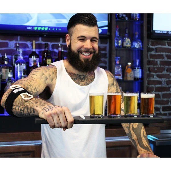 chalkboard-sampler-paddle-beer-products.jpg BarProducts Handcrafted Woodshop Made In The USA Chalkboard Flight Tray