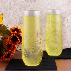 BarProducts.com Stemless Champagne Flute: Box Of 6 - 10 Ounce SPECIAL COLLECTIONS