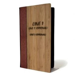 BarProducts.com KITCHEN, DINING & SERVICE ADD YOUR NAME - Check Presenter - Bamboo