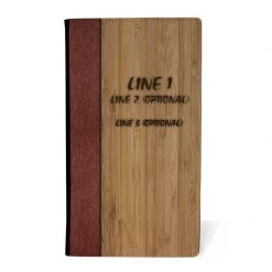 BarProducts.com KITCHEN, DINING & SERVICE ADD YOUR NAME - Check Presenter - Bamboo
