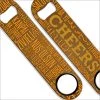 BarProducts.com Speed Bottle Opener / Bar Key - Cheers Word Collage Bartending Bottle Openers