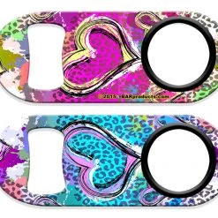 BarProducts.com Bartending Bottle Openers Kolorcoat™ Mini Opener With Retractable Reel - Cheetah Love 4 BarProducts.com Bartending Bottle Openers Kolorcoat™ Mini Opener With Retractable Reel - Cheetah Love