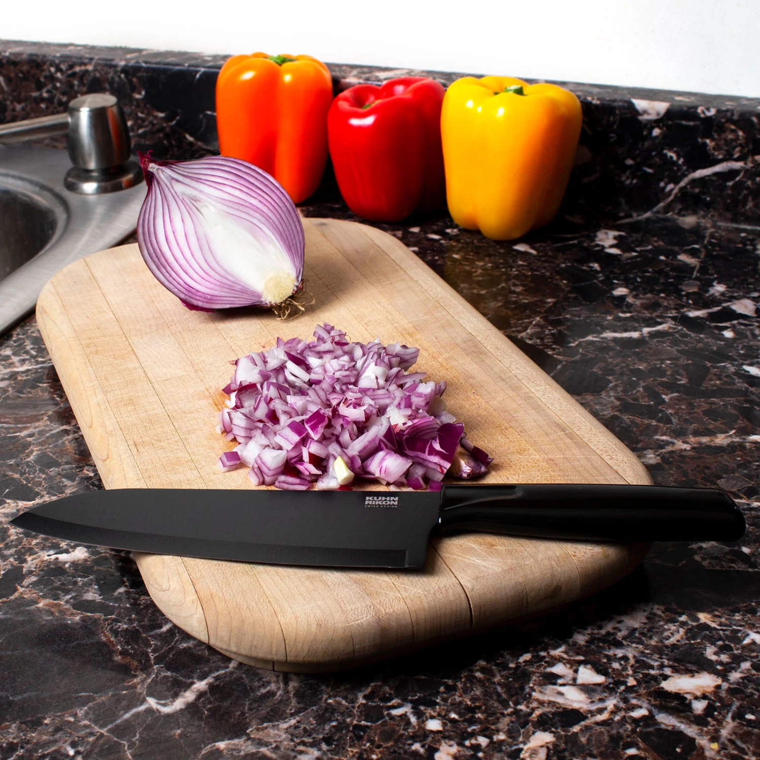 chef-knife-black-scene1.jpg BarProducts.com Chef’s Knife COLORI® - Black