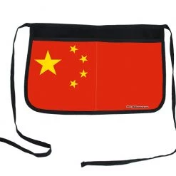 BarProducts.com KITCHEN, DINING & SERVICE Flags Of The World Two-Pocket Kolorcoat™ Server Apron