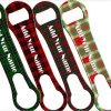 BarProducts.com ADD YOUR NAME V-Rod® Bottle Opener – Winter Plaids