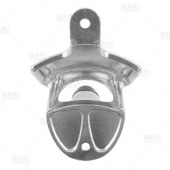 BarProducts.com BarConic® Wall Mounted Bottle Opener - Silver Bartending Bottle Openers