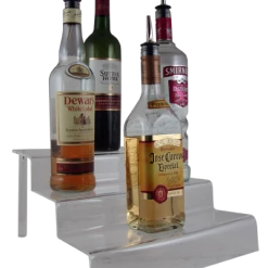 BarProducts.com Liquor Bottle Shelves - Clear Acrylic - Options Available BAR DECOR