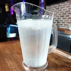 BarProducts.com BarConic® 60 Oz. SAN Plastic Clear Pitcher (Tapered) BAR SUPPLIES
