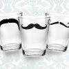 BarProducts.com Shot Glass Sets - Mustache 1 BarProducts.com Shot Glass Sets - Mustache