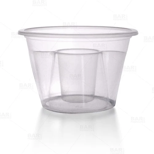 clear500.jpg BarProducts.com BAR SUPPLIES NEW 3 Chamber Bomb SHOTZ® - Clear