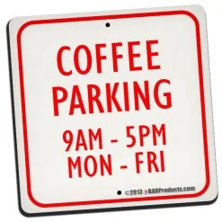 BarProducts.com Street Signs Foam Kolorcoat™ Coaster - 3.5 Inch Square