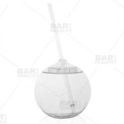 BarProducts.com Spherical Cocktail Ball - 24 Ounce - Plastic Master Mixology