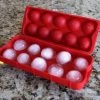 BarProducts.com BAR SUPPLIES Red Silicone Cocktail Ice Ball Tray