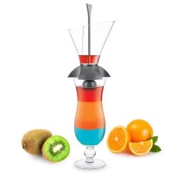 BarProducts.com Rainbow Cocktail Layering Tool Set SPECIAL COLLECTIONS