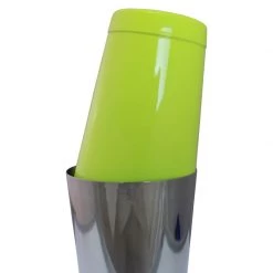 BarProducts.com Cocktail Shaker Tin - 18 Ounce Weighted - Neon Yellow