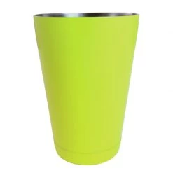 BarProducts.com Cocktail Shaker Tin - 18 Ounce Weighted - Neon Yellow