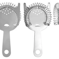 BarProducts.com Cocktail Strainer - 4 Prong Hawthorne Stainless Steel BAR TOOLS
