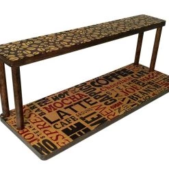 BarProducts.com Counter Caddies™ - BARISTA Theme - 24" STRAIGHT Shelf KITCHEN, DINING & SERVICE 5 BarProducts.com Counter Caddies™ - BARISTA Theme - 24