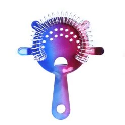 BarProducts.com Cocktail Strainers Blue And Red Color Fusion 4 Prong Cocktail Strainer 4 BarProducts.com Cocktail Strainers Blue And Red Color Fusion 4 Prong Cocktail Strainer