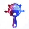 BarProducts.com Cocktail Strainers Blue And Red Color Fusion 4 Prong Cocktail Strainer