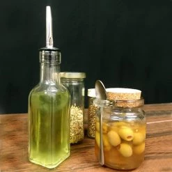 BarProducts.com Master Mixology 8 Oz. Mason Condiment Jar W/Spoon