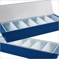 condiment-holder-blue-display-bs.jpg BarProducts.com BAR SUPPLIES Condiment Holder / Fruit Tray - 6 Pint W/ Flat Lid - Color Options