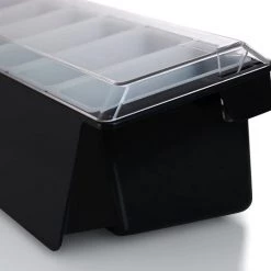 BarProducts.com 6-Pint Bar Condiment Holder With Angled Face & Ice Compartment