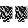 BarProducts.com Kolorcoat™ Can Cooler (2 Pack) - Zebra Custom Coasters / Coolers