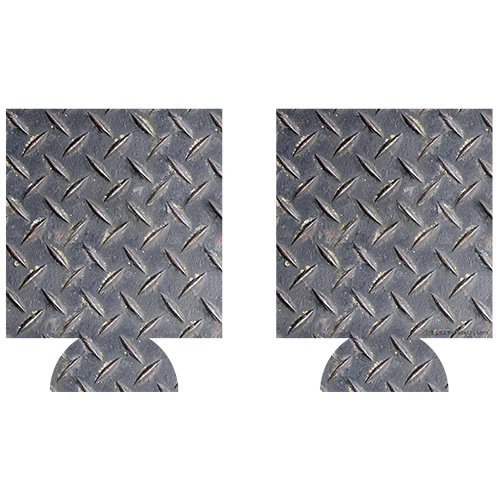 cooler-_0000s_0032_dirty-plate_2.png BarProducts.com Kolorcoat™ Can Cooler (2 Pack) - Metal Plate Custom Coasters / Coolers