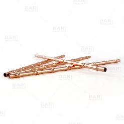 BarProducts.com Master Mixology Copper Plated Bamboo Straws - 4 Pack