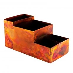 BarProducts.com SPECIAL COLLECTIONS 4 Compartment Caddy - Antique Copper