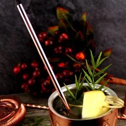 BarProducts.com Olea™ 8 Piece Bar Set - Copper Plated